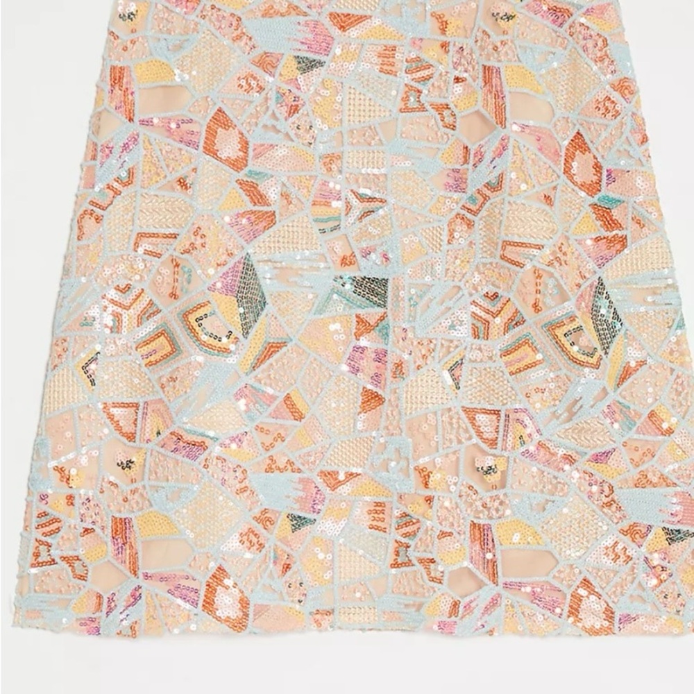 Eva Franco Mosaic Mini Skirt